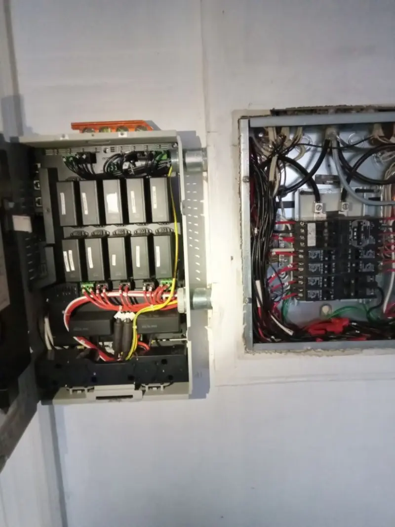 Electrical panel upgrade completed for Commercial Electrician Services in South Hadley